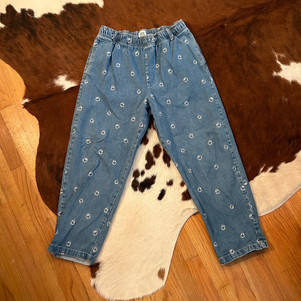 Urban Outfitters Denim Smiley Beach Pants